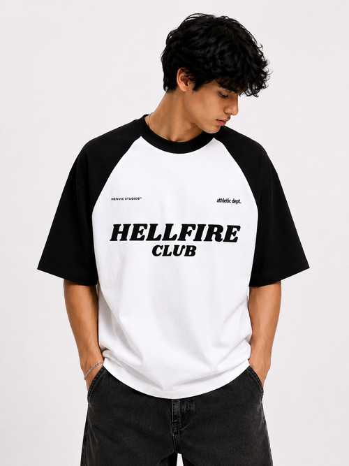 Hellfire Club Oversized Raglan Tee